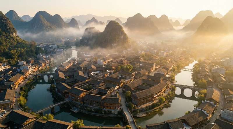 透明睡衣视频-古镇晨曦